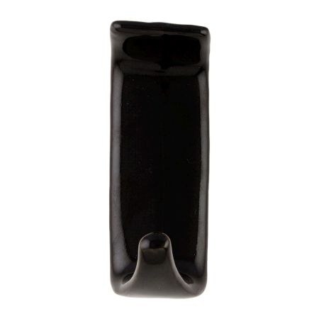 Black Adhesive Wall Hook Made of Premium Ceramic